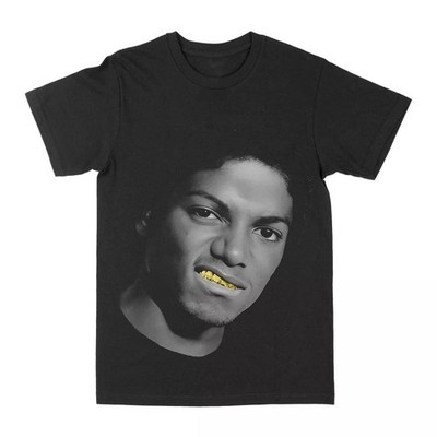 Michael Jackson Gold Grill Graphic Tee