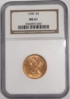 1900 $5 Liberty Head Gold Half Eagle NGC MS61 (002)