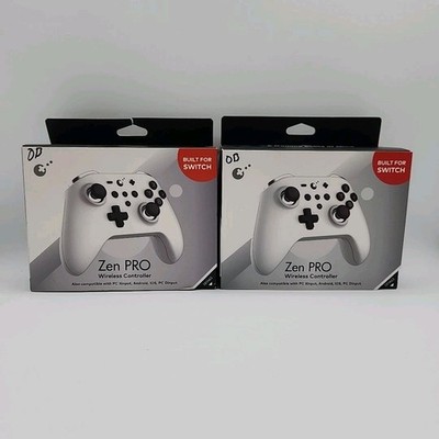 2 PACK | Zen Pro Wireless Gaming Controller | White | OPEN BOX |