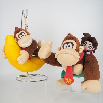 Donkey Kong Bananza Plush Doll & Jumbo Mascot Set of 2 Sanei Boeki Nintendo PSL