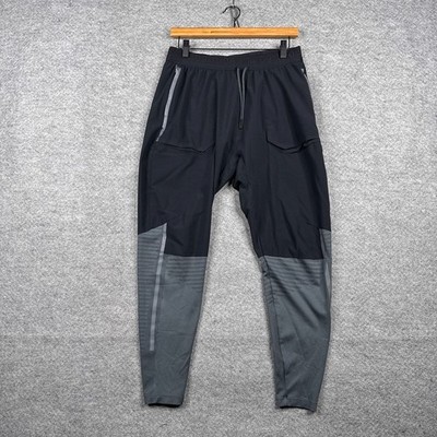 Nike Tech Pack Pants Mens Medium M Joggers Running Black Grey BV5695-010