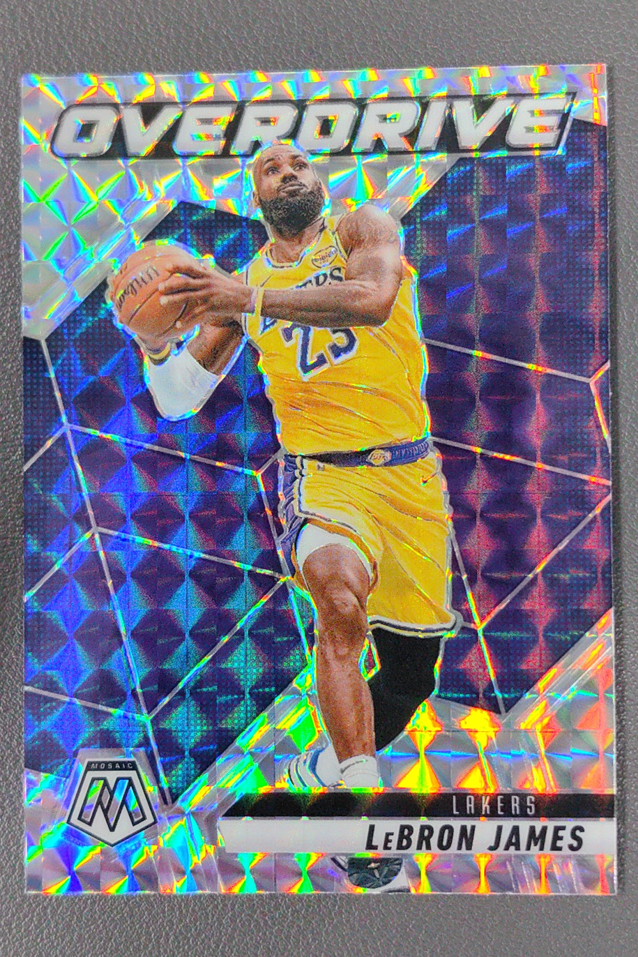 2024-25 Panini Mosaic LeBron James Overdrive #21 Los Angeles Lakers
