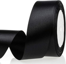 25 Yards 1-1/2 inch Wide Satin Ribbon Perfect for Wedding,Handmade Bows and Gift