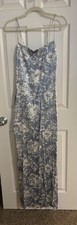 Reformation Frankie Silk Dress Porcelain Women’s 8