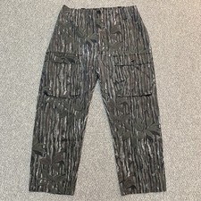 Vintage RealTree Camo Pants Men's XL 36x30 Made in USA Cargo Pocket Rare Gray