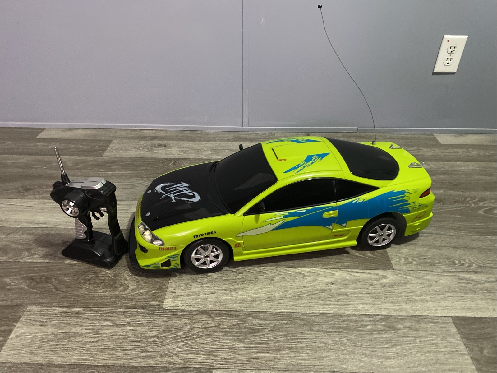 1/6 Fast and Furious Mitsubishi Eclipse RC Remote Control Ca