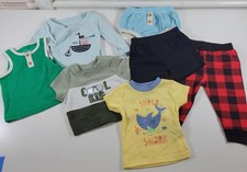 Boys Clothing Bundle 7pc Various Brands 0-3 mo All Brand New Summer Casual
