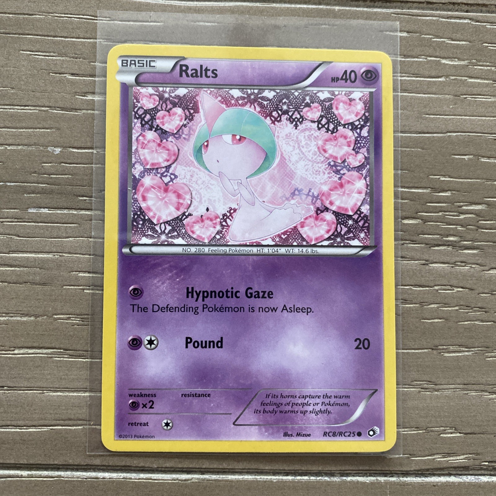 Ralts RC8/RC25 Legendary Treasures: Radiant Collection Holo