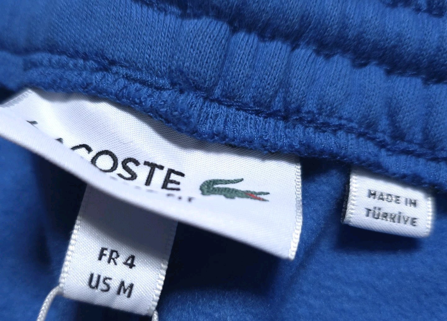 Lacoste Men's Tapered Fit Sweat Pants 4 Medium Blue thumbnail 7