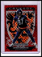2025 Panini Rookies & Stars #23 Luther Burden III Crusade Red Plaid