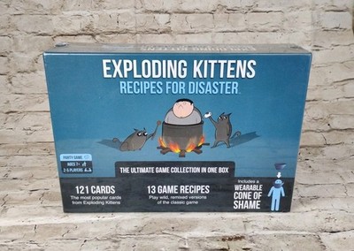 Exploding Kittens Recipes For Disaster Game Cone of Shame NEW and FREE Game