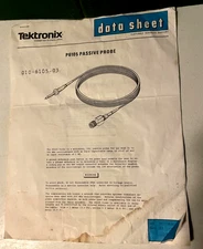 Tektronix P6105 Passive Probe Data Sheet Part Number 010-6105-03