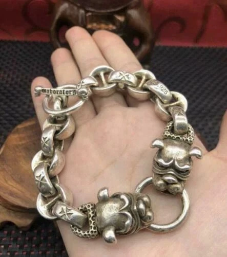 Fashion Collection Hund Herren Miao Silber Armband Kette Armband Ethno - Bild 1 von 4