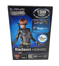 Sapphire Pro Radeon HD6450 HDMI DVI-I DVI-D 1GB Flex edition LP con staffa