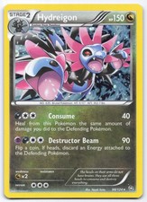 Hydreigon 98/124 Dragons Exalted Holo Rare Pokemon Card LP