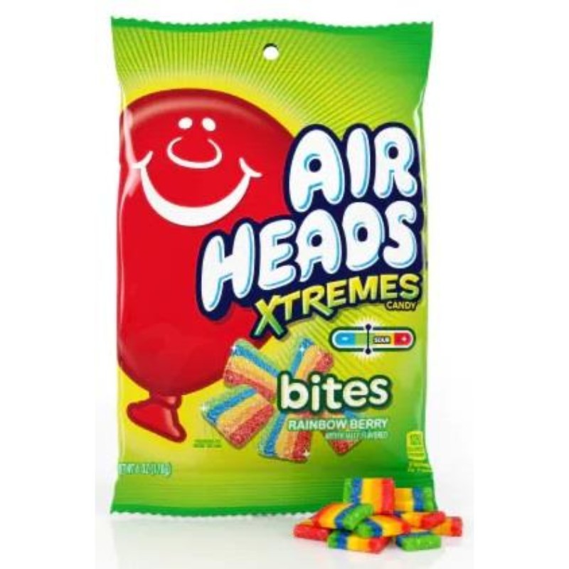 6x Air Heads Bites Rainbow Berry Candy Sweet Treats Bulk Fresh 6oz 3190₽