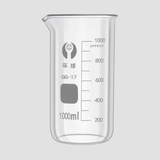 1000ml Glass Beaker High Type Borosilicate Glass Beakers Chemistry Glassware