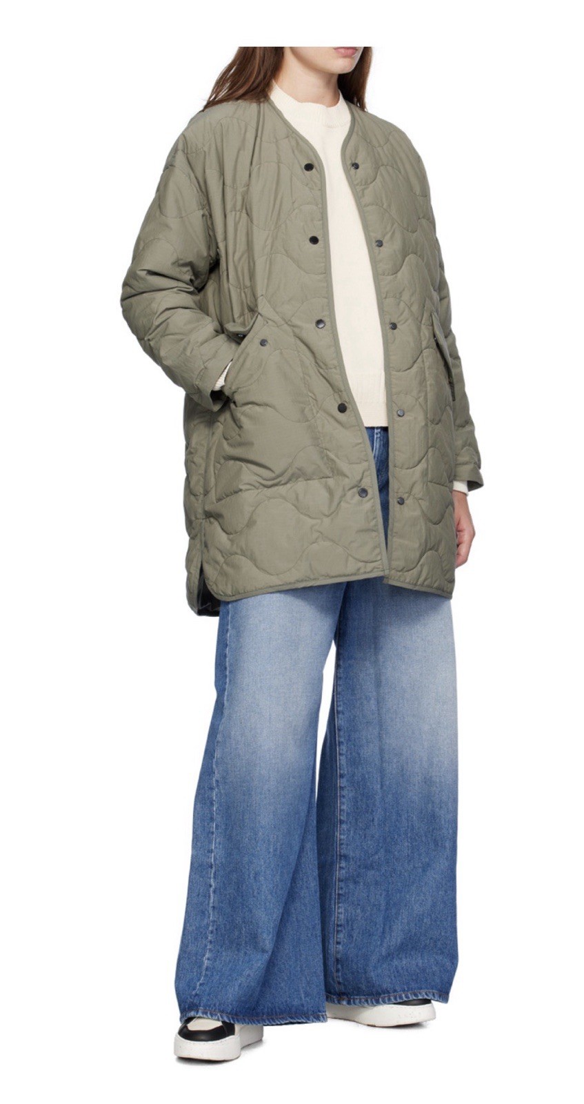 Canada Goose Elgin Quilted Jacket XS Green Reversible Oversized Sold Out Womens