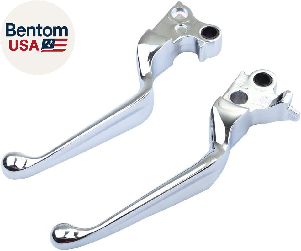 Chrome Hand Levers Brake Lever + Clutch Lever Replacement fo