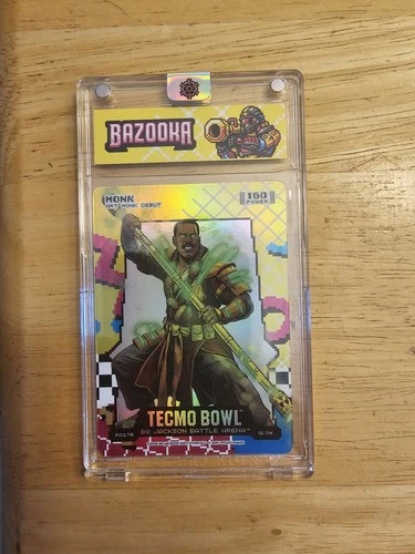 Monk 2026 Bo Jackson Battle Arena Tecmo Bowl Glow 80’s Rad Art Monk HOF 160