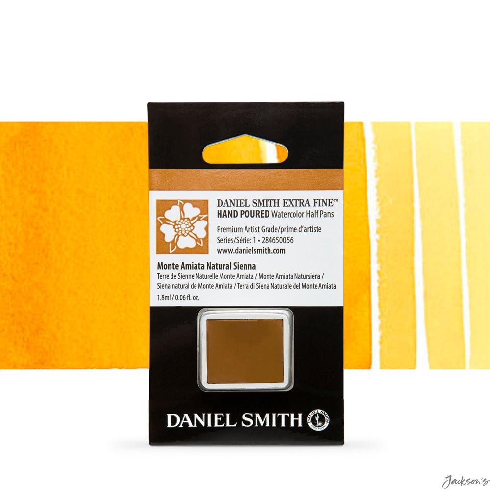 Daniel Smith Watercolour Paint Half Pan PBr7 Monte Amiata Natural Sienna Port...