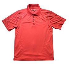 Ariat AriatTEK Heat Series Polo Shirt Mens Small Red Performance Golf Wicking