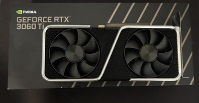 NVIDIA RTX 3060 Ti FOUNDERS EDITION 8GB GDDR6 VR Ready HDMI/DP w/ Box Cable
