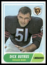1968 Topps #127 Dick Butkus