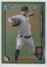 2015 Bowman Draft Chrome Green Refractor 96/99 Mac Marshall #113 sh7