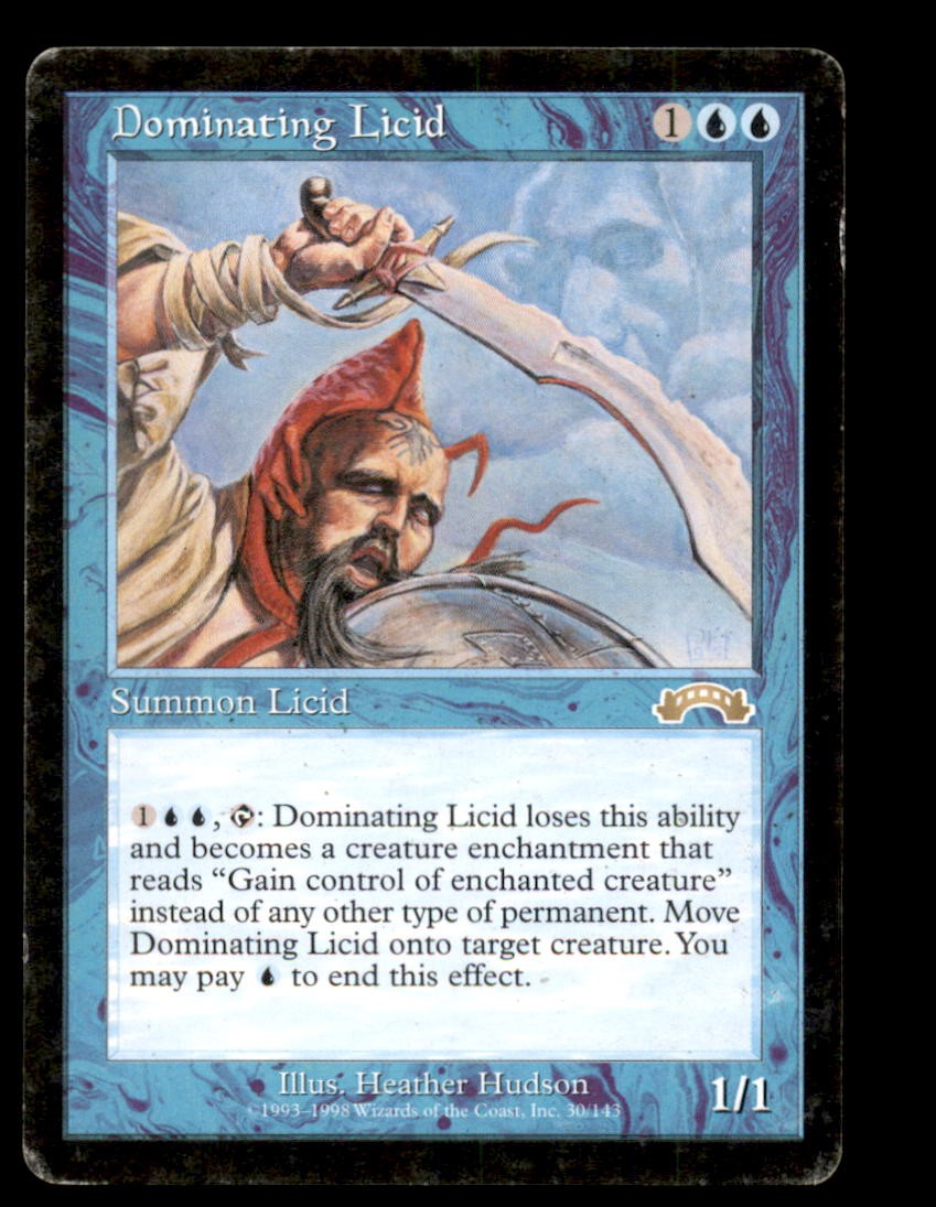 Dominating Licid LP Light Play Exodus MTG [6259]