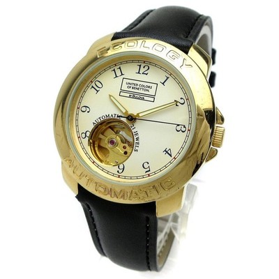 Bulova Benetton Collaboration Automatic Men's Watch Ivory Dial Eco