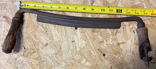 Red Diamond 10" Draw Knife Drawknife Parts or Repair. Solid Blade