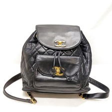 Chanel Zaino Borsa Matelasse Catena Zaino Pelle Nero 2885897
