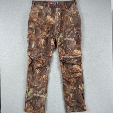 Wrangler Pro Gear Men's Camouflage Cargo Pants 38x34 Timber Hunting Outdoor