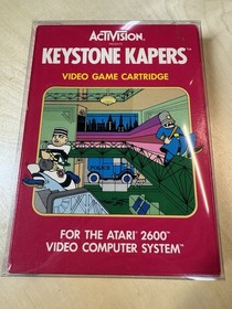 Keystone Kapers Atari 2600 By Activision - Great Box & Cartridge Condition
