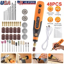 48PC Cordless Abrasive Rotary Tool Accessories Grinding Sanding Polishing Set