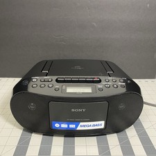 Sony CFD-S50 CD AM FM Radio Cassette Recorder Boombox Mega Bass Tested