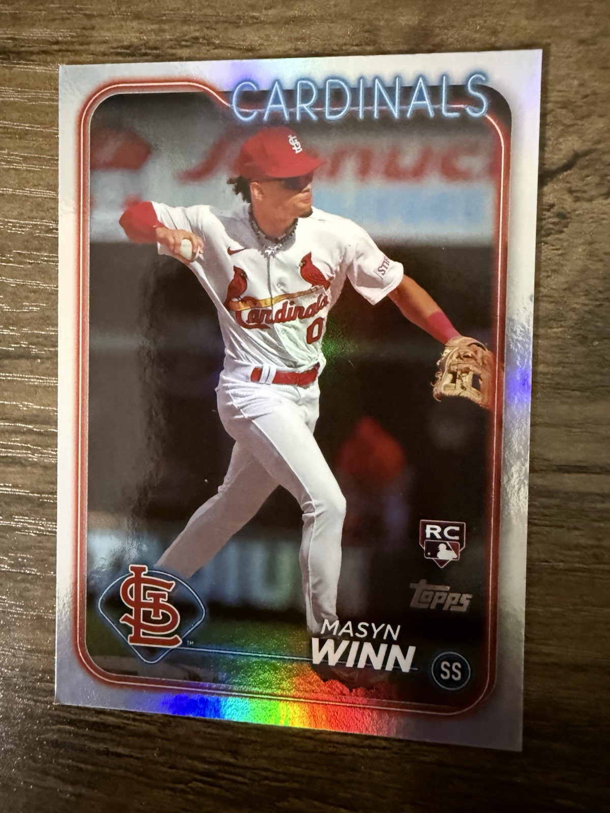 2024 Topps Series 2 - Masyn Winn #480 Rainbow Foil (RC)