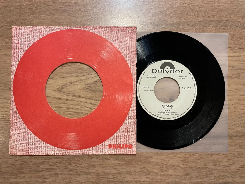 THE WHO - Dogs -  RARE GERMAN PROMO  7" - Photo 2/2