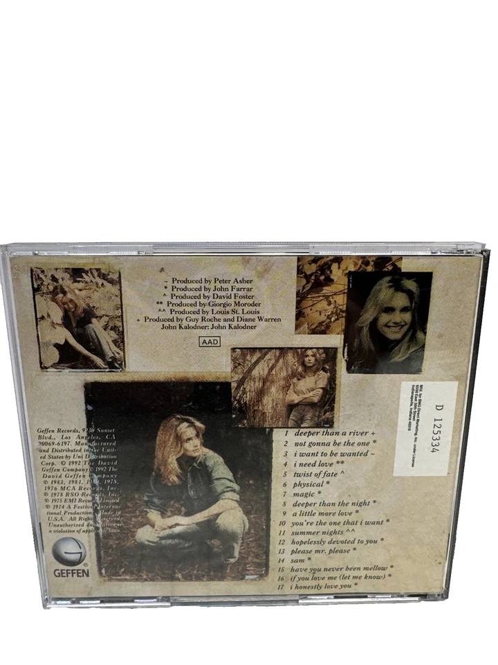 The Essential Collection 1971-1992 By Olivia Newton-John CD (1992), Very Good - Image 2 of 3