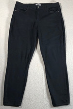 Paige Verdugo Ankle Women's Jeans Slim Stretch Black Overdye s32