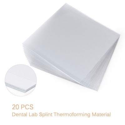 1,0/1,5/2,0 mm Dental Lab Vakuum Forming Hard Splint Tiefziehmaterial