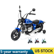 24V Kids Electric Motorcycle Dirt Bike Ride on Motorbike with LED Battery Power