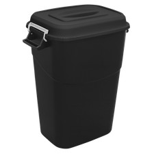 Sealey Durable Refuse Storage Bin Suitable For Outdoor Use 95 Litres Black BM95