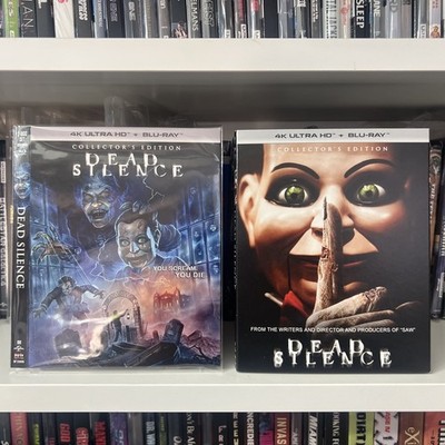 DEAD SILENCE (U.S. 4K Ultra HD +Blu-ray, 2007. w/ TWO OOP SLIPCOVERS) UNRATED