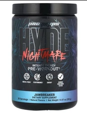 HYDE® Nightmare, Intense Energy Pre-Workout, Jawbreaker, 14.07 oz (399 g)