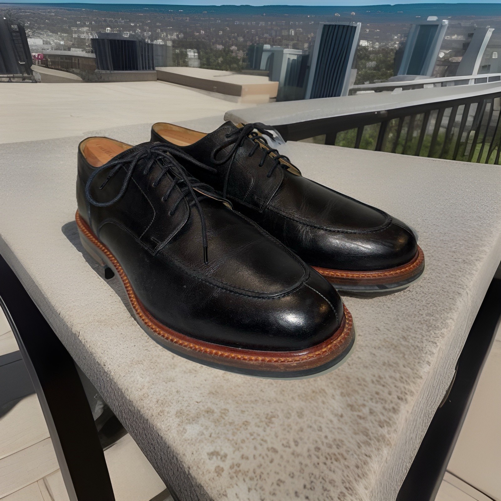 SAOLA Beckett Simonon Anders Derby con punta divisa bordeaux taglia 11 5