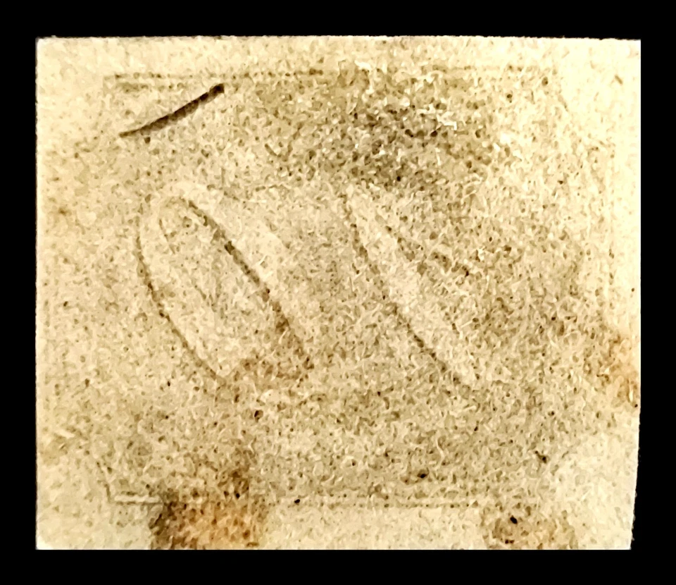 Brazil 1844 10 RÉIS Slanting numeral USED very beautiful - Image 2 of 2