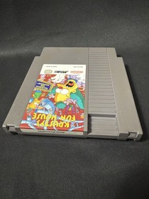Krusty's Fun House Nintendo NES Video Game Cart - Tested and Cleaned!