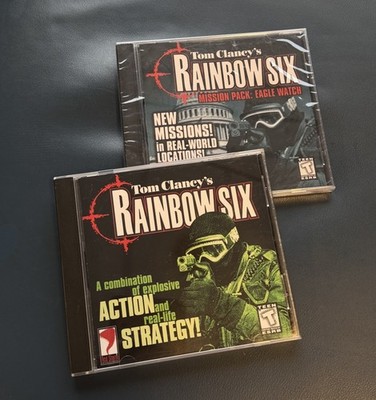 Tom Clancy's Rainbow Six With Expansion Eagle Watch BRAND NEW Fast Ship